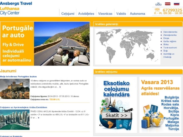Ansbergs Travel aģentūra, Ansbergs, SIA